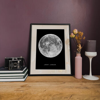 Personalised Lunar Moon Artwork, 6 of 9