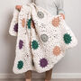 Jumbo Granny Square Blanket Easy Crochet Kit, thumbnail 2 of 9