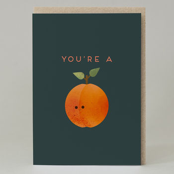 'You're A' Peach Card, 7 of 8