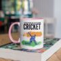 I’d Rather Be Watching Cricket Indian Flag Mug, thumbnail 3 of 3