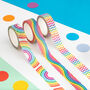 Bright Rainbows Washi Tape, thumbnail 2 of 2