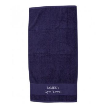 Personalised Premium Cotton Sports Gym Towel, 11 of 12