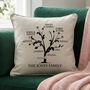 Personalised Family Tree Cushion, thumbnail 1 of 9