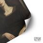 Vintage Portrait Art Print | Moody Wall Art | Dark Academia Home Decor, thumbnail 3 of 11
