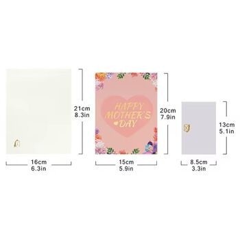 3D Pop Up Floral Mothers Day Card, 6 of 7