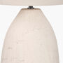 White Vintage Textured Ceramic Floor Lamp, thumbnail 8 of 10