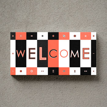 Welcome Print Personalised Sign Gift, 2 of 10