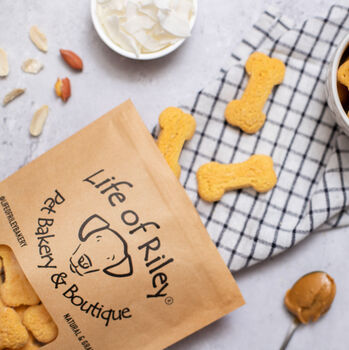 Grain Free Peanut Butter Dog Biscuits, 3 of 3