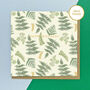 Fern Birthday Card With Gold Foil, thumbnail 3 of 5