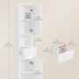 Tall Bathroom Cabinet Narrow Cupboard Storage Unit, thumbnail 9 of 10