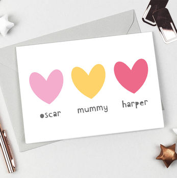 Personalised Siblings Mother's Day Card, 4 of 8