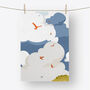 Letterbox Gift Set Tea Towel And Greeting Card, thumbnail 5 of 12