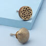 Gold Brass Or Wooden Copper Fronted Cabinet Pull Knobs, thumbnail 1 of 5