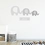 Elephant Name Fabric Wall Stickers, thumbnail 1 of 7