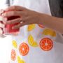 The Citrus Fruit Stencilled Apron Craft Kit, thumbnail 7 of 8