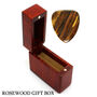Banded Tiger Jasper Guitar Pick In A Gift Box, thumbnail 2 of 7