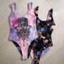 Galaxies Reversible One Piece Swimsuits, thumbnail 2 of 7