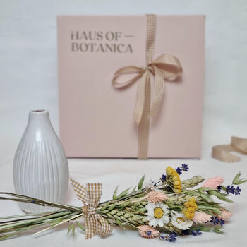 Bud Vase And Dried Flowers Gift Box, 3 of 12