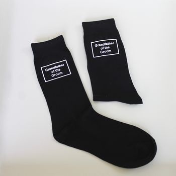 Grandfather Of The Bride / Groom Wedding Socks By Chapel Cards