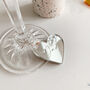 Heart Personalised Glass Charm, thumbnail 2 of 3