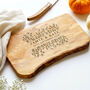 Personalised Floral Engraved Olive Cheese Board, thumbnail 1 of 8