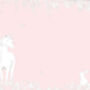 Soft Pink Silk Unicorn Wallpaper, thumbnail 3 of 4