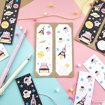 Spaced Out! Outer Space Bookmarks Set Of Two, 3 of 7