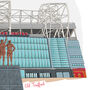 Valentines Manchester Utd Personalised Card, thumbnail 6 of 6