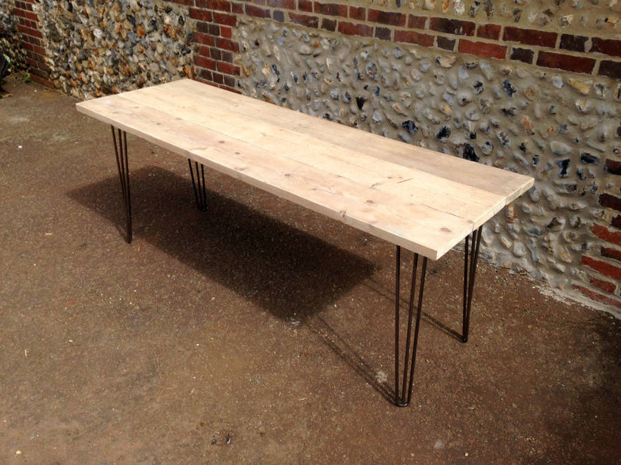Reclaimed Scaffold Board Dining Table By Gas&Air Studios ...