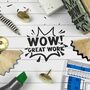 Teacher Stamp 'WOW!' Great Work, thumbnail 1 of 4