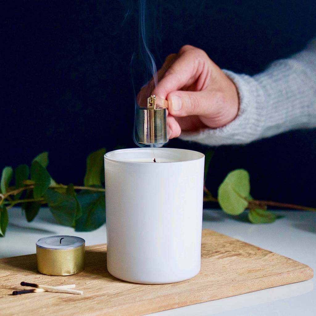 Personalised Candle Snuffer And Wick Trimmer Set By Illumer