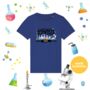 Mini Dreams Scientist Kids Organic T Shirt, thumbnail 4 of 5