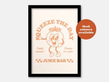 Squeeze The Day Orange Print, 3 of 5