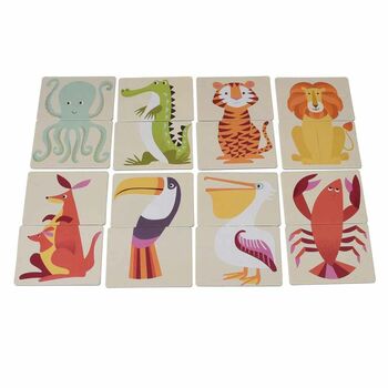 Animal Puzzle Heads And Tails Game Stocking Filler, 4 of 5