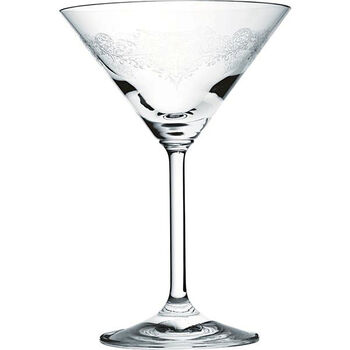 Filigree Etched Martini Cocktail Glasses, 7 of 8
