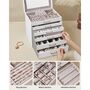 Large Multi Level Jewelry Box Jewellery Cases Organiser, thumbnail 7 of 10