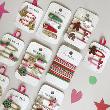 Jolly Xmas Embroidered Clip Set, 3 of 3