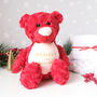 Personalised 1st Christmas Red Tummi Bear, thumbnail 1 of 5