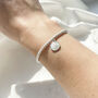 Sterling Silver St Christopher Ball Slider Bracelet, thumbnail 1 of 5