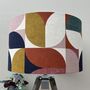 Reno Multicoloured Retro Style Drum Lampshades, thumbnail 4 of 9