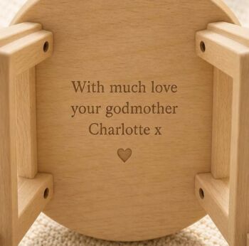 Personalised Racing Car Childs Stool, 5 of 5