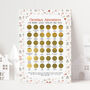 Christmas Activity Advent Calender Scratch Poster, thumbnail 1 of 7