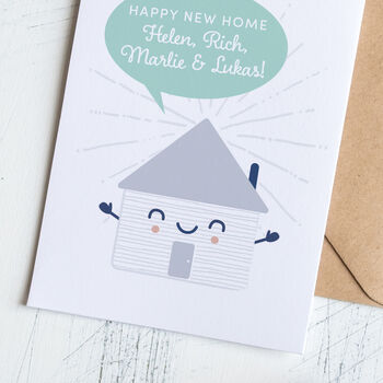Personalised Happy New Home Card, 2 of 3
