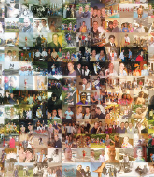 Personalised Portrait Made Up Of Small Photographs, 6 of 12