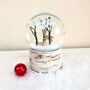 Christmas Musical Snow Globe With Deer, thumbnail 1 of 2
