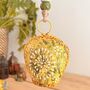 Mustard Yellow Traditional Indian Hand Painted Cow Bell, thumbnail 2 of 9