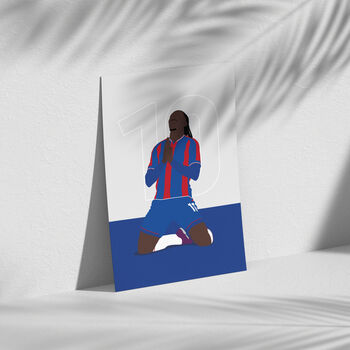 Eberechi Eze Fa Cup Final Crystal Palace Print, 3 of 4