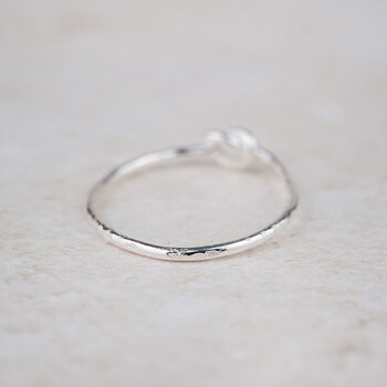 Sterling Silver Love Knot Ring, 4 of 4