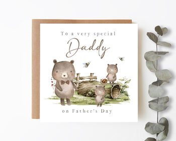 Personalised Father's Day Card Bears, 7 of 7