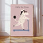 Horse On Scooter Nursery Art Print, thumbnail 1 of 3